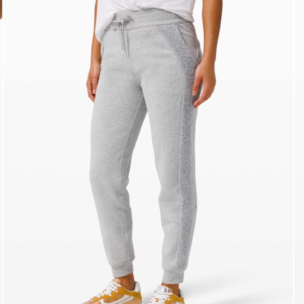 lululemon athletica Light Gray Cozy Jogger Pants